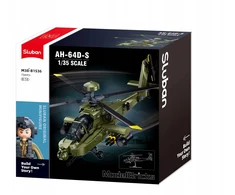 Sraigtasparnis AH-64 Apache 1:35 Blocks Sluban 734 el M38-B1536