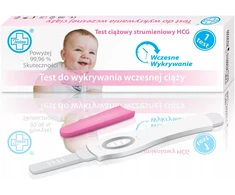 SRAUTINIS NĖŠTUMO TESTAS ANKSTYVO NĖŠTUMO 2 DIENOS TESTEO tikslumas 99,96 %