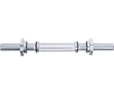 Srieginis hantelių strypas su apvadais inSPORTline Tufor 40 cm / 30 mm