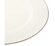 Sriubinė lėkštė E Clat Gold Quality Ceramics 23cm balta