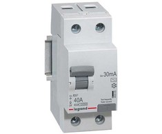 Srovės nuotekio relė RCD RX Legrand 402025 (AC, 40A, 2P, 30mA, 230V)