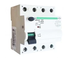 Srovės nuotėkio relė Promfactor FPR1-63 4P 40A 0,03A