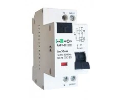 Srovės nuotėkio relė Promfactor FPR1-63 2P 16A 0,03A