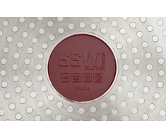 SSW Aliumininė keptuvė 34,5x24,5 cm BBQ CHEF raudona