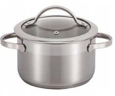 SSW Plieninis indukcinis puodas su Pulpo indukciniu dangteliu, 3,6L, 20 cm