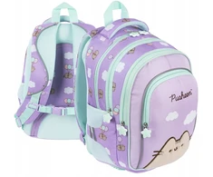 St. Majewski 5 dalių mokyklinis rinkinys: Kuprinė, pieštukinė, maišelis, dėžutė, gertuvė su Pusheen