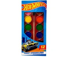 St. Majewski Akvareliniai dažai Hot Wheels, 12 spalvų