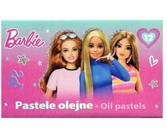 St. Majewski Aliejinės pastelės Barbie, 12 spalvų