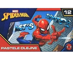 St. Majewski Aliejinės pastelės Spiderman 12 spalvų