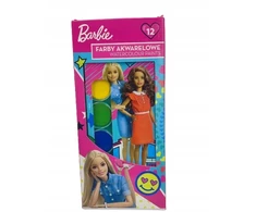 St. Majewski Barbie akvareliniai dažai 12 spalvų su teptuku