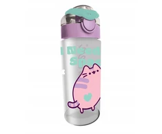 Gertuvė Starpak St. Majewski Bidonas Pusheen 500ml Tritan - Mėlynas su Katytėmis