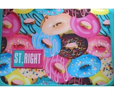 St. Majewski Dėklas mokyklai su "donuts" dizainu, tuščias