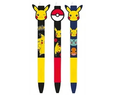 St. Majewski Ištrinamas rašiklis "pokemon" su minkšta rankena, 0.5mm, mėlynas