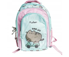 St. Majewski Mergaičių mokyklinis komplektas Pusheen Mint: kuprinė, maišelis, dėklas