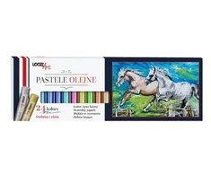 St. Majewski PASTELE OLEJNE LOOZZ ART 24 KOLORY SREBRNA ZŁOTA Rinkinys KREDEK MOCNE
