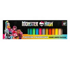 St. Majewski Plastelino rinkinys "monster High", 18 spalvų