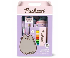 St. Majewski WYPRAWKA SZKOLNA PUSHEEN Duża +Penalas Rinkinys Szkolny Plastyczny Przybory