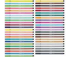 Stabilo Pen 68 rinkinys: 24 spalvoti markeriai