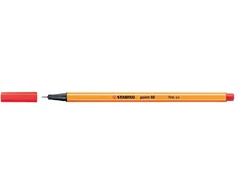Stabilo plunksninis rašiklis, 0,4 mm, raudonas