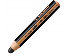 Stabilo Woody 3in1 kreidelė, juoda