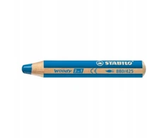 Stabilo Woody 425 mėlyna kreidelė – 3in1: pieštukinė, akvarelinė, vaško