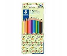 Staedtler 12 spalvų šešiakampės kreidelės