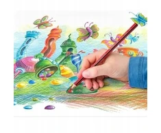Staedtler kreidelės 24 spalvų, nelūžtančios, Wopex