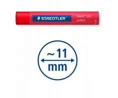 Staedtler Noris Club Jumbo alyviniai pieštukai, 24 spalvos