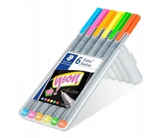 Staedtler Triplus fineliner neon spalvos, 6 vnt. dėklas