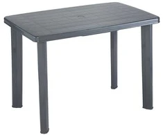 Stalas Faretto Progarden 101x68x72cm plastikas/pilkas