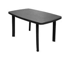 Stalas Faro Progarden 137x85x72cm plastikas/pilkas