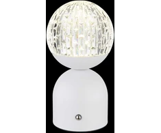 Stalinis LED šviestuvas GLOBO JULSY, 2,5W,2700/4000/6500K,243lm, įkraunamas,USB,baltos sp.