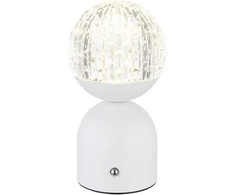 Stalinis LED šviestuvas GLOBO JULSY, 2,5W,2700/4000/6500K,243lm, įkraunamas,USB,baltos sp.