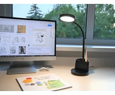 Stalinis LED šviestuvas G.LUX, 7W, 3000-5000K, 780lm, juodos spalvos