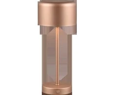 Stalinis LED šviestuvas REALITY Jeff, 1,5W,3000K,150lm, pakraunamas USB,žalvario sp.,ø12x30cm