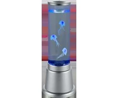 Stalinis LED šviestuvas REALITY JELLY, 6W RGB 5lm su dek skysčiu titano sp Ø12,5x36cm