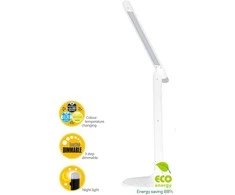 Stalinis LED šviestuvas SPECTOR LIGHT,9W,2700/4000/6500K,500lm, dimeriuojamas,baltos sp.16,8x15x40cm