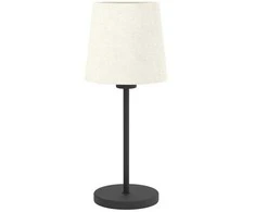 Stalinis šviestuvas EGLO FEBRES, 1xE27, 60W, juodos/baltos sp., Ø18cm, h44cm