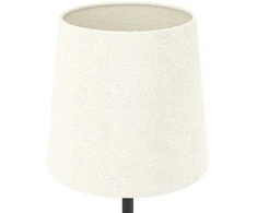 Stalinis šviestuvas EGLO FEBRES, 1xE27, 60W, juodos/baltos sp., Ø18cm, h44cm
