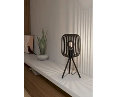 Stalinis šviestuvas EGLO ROMAZZINA, 1 x E27, max 40 W, juodos sp., Ø 20cm, h43,5cm