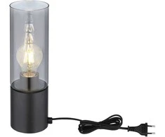 Stalinis šviestuvas GLOBO ANNIKA, 1xE27,25W,230V,laidas 1,5m,metalinis,juodos sp, ø9x30cm