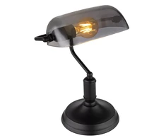 Stalinis šviestuvas GLOBO ANTIQUE, 1 x E27, 60W, juodos sp., 26,5 x 18 x 37 cm
