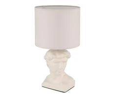 Stalinis šviestuvas GLOBO HERMES, 1 x E14, 40W, keramika/tekstilė kario sp, ø17x33cm