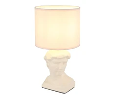 Stalinis šviestuvas GLOBO HERMES, 1 x E14, 40W, keramika/tekstilė kario sp, ø17x33cm