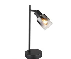 Stalinis šviestuvas GLOBO HUBERTUS,1xE14,40W,230V,metalinis,matinės juodos sp,35x14,3x12cm