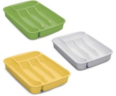 Stalo įrankių dėklas 24x34x5 cm plastikinis (mix) 47157 Italija STEFANPLAST