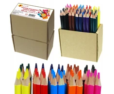 Stalo rinkinys trikampių kreidelių JUMBO 60 vnt Nr.1 ​​Shan 0584