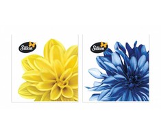 Silken Stalo servetėlės Decor Jurginas 33x33cm, 3 sluoksniai 18vnt