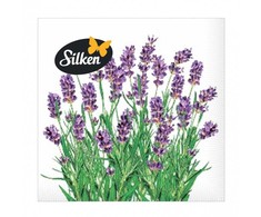 Silken Stalo servetėlės Decor Levanda 33x33cm, 3 sluoksniai 18vnt