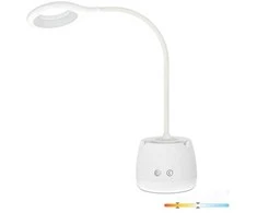 Bikuvalt 5W LED įkraunamas stalo šviestuvas LUSIA, baltas, 3000/4000K, dimeriuojamas